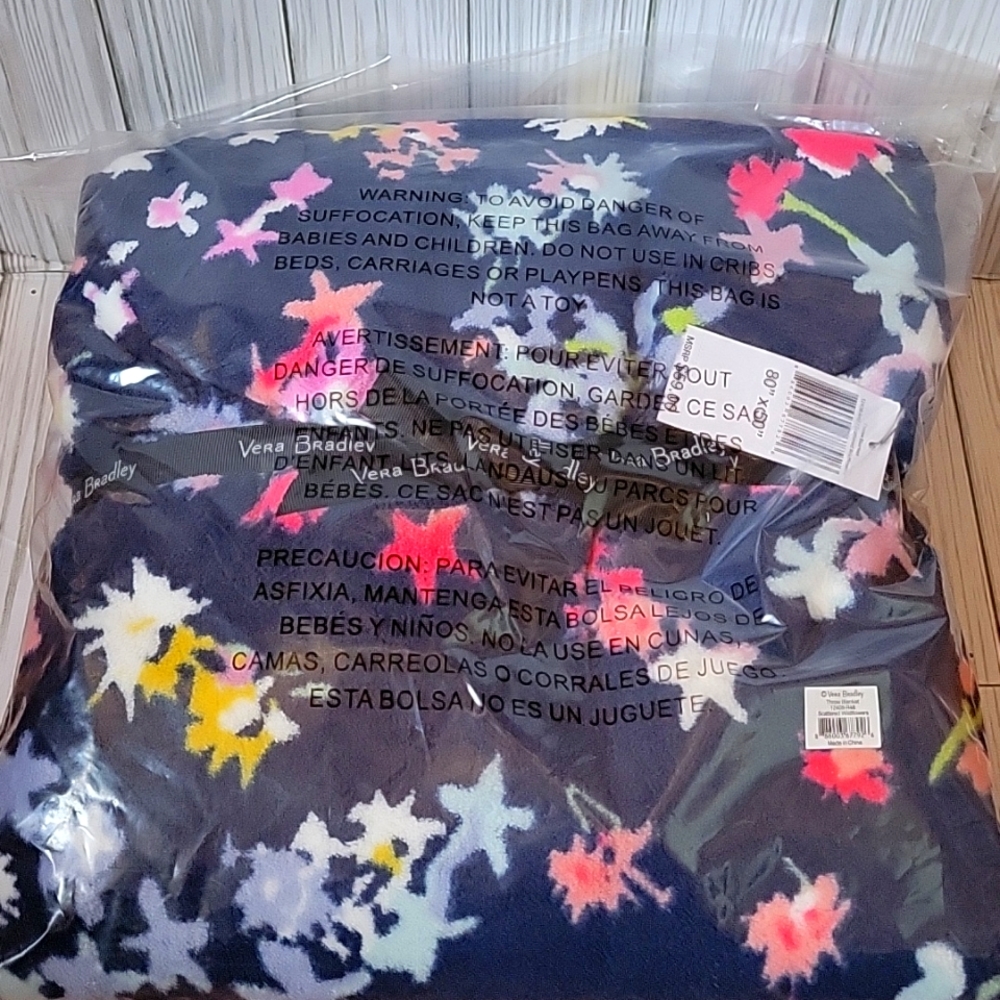 Vera Bradley throw blanket